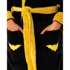 DC Comics Bombshells Women's Retro Batgirl Plush Fleece Hooded Robe - 3 of 4
