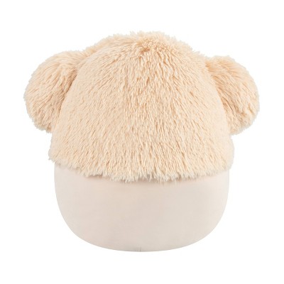 Детские мягкие игрушки Squishmallows 14" Cream Bigfoot with Tan Fuzzy Belly and Gold Sparkle Footprint Large Plush — фото 6