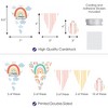 Big Dot of Happiness Hello Rainbow - DIY Boho Baby Shower and Birthday Party Pennant Garland Decoration - Triangle Banner - 30 Pieces - 3 of 4