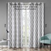 Sapphtopaz Blackout Curtains, Printed Ikat Window Curtain Panel, Privacy Assured, Light Filtering for Living Room, Bedroom - 2 of 4