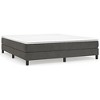 vidaXL Modern Velvet Box Spring Bed Frame California King Size, Dark Gray – for Comfortable and Restful Sleep - image 3 of 4