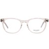 Saint Laurent MONOGRAM SL M111O 004 Womens Round Eyeglasses Transparent Beige 52mm - 2 of 3