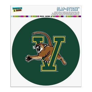 University of Vermont Catamount Logo Automotive Car Window Locker Circle Bumper Sticker - 1 of 4