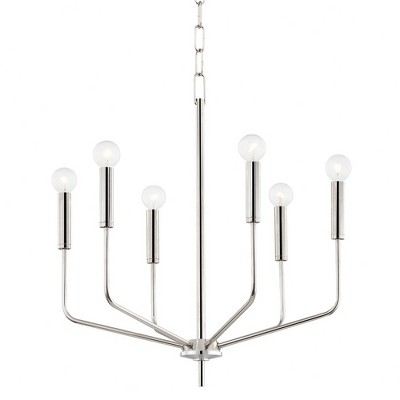 Mitzi Bailey 6 - Light Chandelier in  Polished Nickel