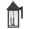 Lark Rhett 3 - Light Wall Light in  Black - 3 of 4