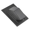 Lambro® 4-In. ABS Plastic Roof Exhaust Vent with Damper and Removable Screen, Black, 3540 - 3 of 4