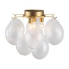 Artcraft Lighting Globo 4 - Light Semi-Flush Mount in  Brass - 3 of 4