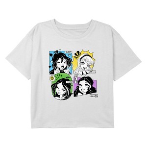 Girl's Winx Club Comic Portraits Crop T-Shirt - 1 of 3