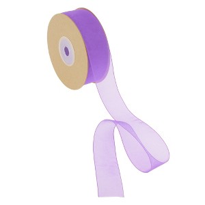 Unique Bargains Nylon Gift Ribbon for Wide Wedding Christmas Decorative 90"x0.98" - 1 of 4