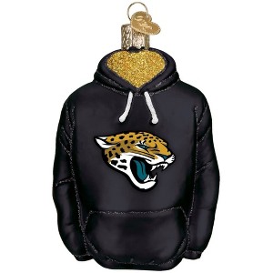 Old World Christmas Blown Glass Ornament for Christmas Tree, Jacksonville Jaguars Hoodie - 1 of 3