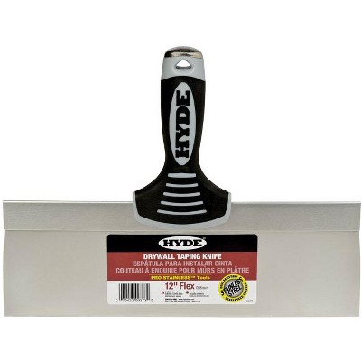 Hyde Stainless Steel Taping Knife 12 in. W X 9.3 in. L