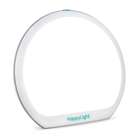 Happylight Alba Round Uv-free Led Therapy Lamp 10,000 Lux White - Verilux :  Target