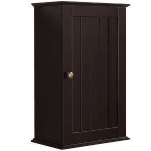 Yaheetech 3 Tier Wall Mounted Storage Cabinet with Adjustable Shelf - 1 of 4