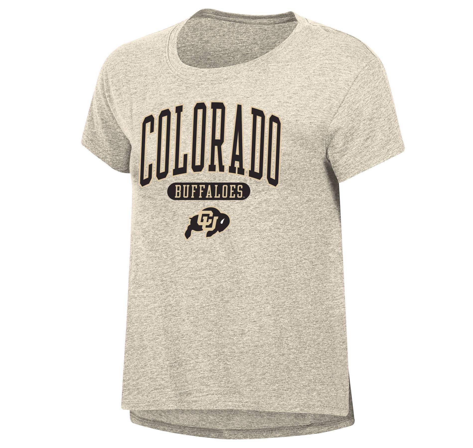 NCAA Colorado Buffaloes Women's Oatmeal T-Shirt