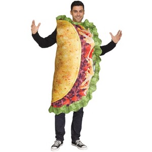 Fun World Funny Taco Adult Costume, Standard - 1 of 2