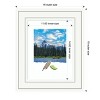 Amanti Art Craftsman White Wood Picture Frame - 4 of 4