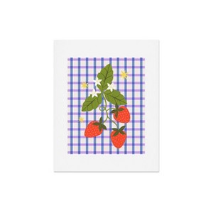 Deny Designs Melissa Donne Strawberries and Stars Art Print - 1 of 4