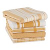 Design Imports Honey Gold Asst Woven Dishtowels Set/5 - 3 of 4