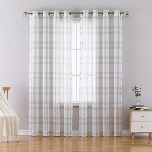 Semi Sheer Curtains Living