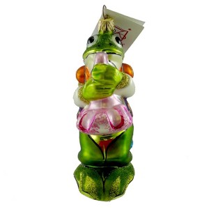 Tannenbaum Treasures 4.5 Inch Frog Musician Ornament Abigail Musical Music Tree Ornaments - 1 of 2