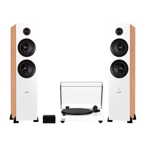 Fluance RT83 Reference High Fidelity Vinyl Turntable, PA10 Phono Preamp and Ai81 Elite Powered Floorstanding Speakers - 1 of 4