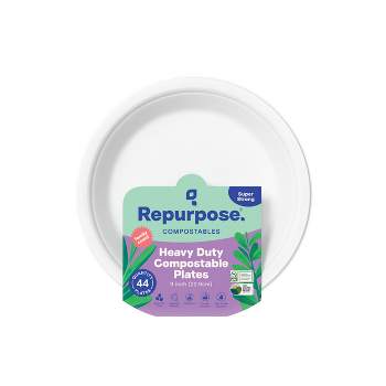 Hefty Everyday Medium Round Foam Disposable Plates, 130 Count