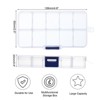 Unique Bargains Plastic Nail Bead Art Supplies Fishing Tools Craft Organizer 4.9x2.5x0.8 Inch - 2 of 4