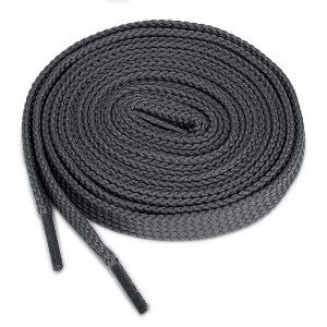 INSPIRE CHIC Double Layer Hollow Thick Flat Shoelaces 2 Pairs - 1 of 4