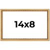 PosterPalooza | Photo Size Classic Modern Gold Frame - UV Acrylic, Foam Board Backing, Hanging Hardware - 2 of 4