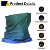 Unique Bargains Breathable Sun Protection Hiking Fishing Cycling Neck Gaiter Face Masks 2 Pcs - 4 of 4