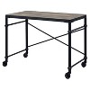 PAGED Home Office Desk 47" L Modern Writing Desk with 3 Storage Drawers and 2-Tier Shelf for Office, Study - 2 of 4