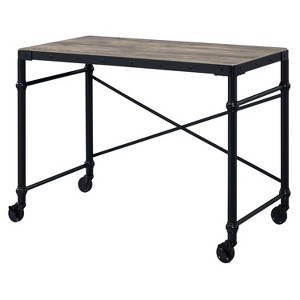 Sapphtopaz Modern Home Office Desks Computer Desk with Wheels Writing Desk Gaming Desk Office Desk for Home Office - 1 of 4