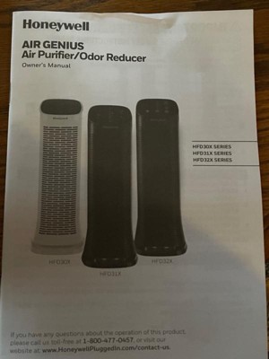 Honeywell Air Genius 5 Tower Air Purifier Odor Reducer - HFD320