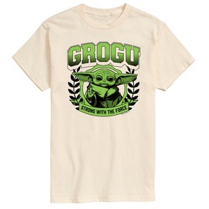 Men's - Star Wars - The Mandalorian Grogu Collegiate Short Sleeve Graphic T-Shirt - 1 of 3