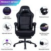 NicBex 360°Swivel Gaming Chair Office Chairs with Reclining Back,Adjustable Seat Height&Footrest,Ergonomics Video Game Chairs for Home&Office - 2 of 4