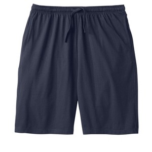 KingSize Men's Big & Tall Lightweight Jersey Pajama Shorts - 1 of 4