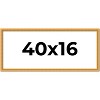 PosterPalooza | 40x16 Wood Antique Frame with UV Acrylic, 4 Finishes: Bronze, Gold, Silver, and Black - 2 of 4