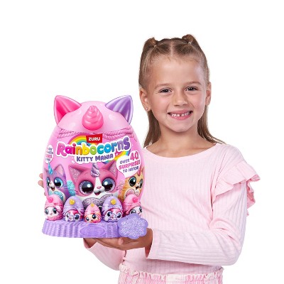 Детские мягкие игрушки Rainbocorns Eggzania Kitty Mania Stuffed Animal — фото 4