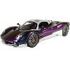 Pagani Utopia Chameleon Metallic and Silver Metallic with DISPLAY CASE Limited Edition to 48 pieces 1/18 Model Car by BBR - 2 of 4