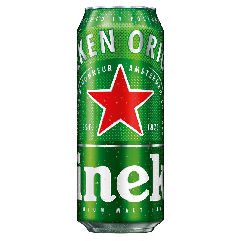 Heineken Original Lager  Beer - 4pk/16 fl oz Cans, 3 of 5