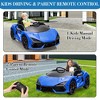 12V Kids Ride On Car, Licensed Lamborghini Revuelto with Remote Control, Battery Powered Sports Car Toy with Dual 25W Motors - 3 of 4