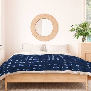 Deny Designs Mirimo Denim Mod Mood Duvet Cover Set Dark Blue Denim - 1 of 4