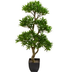 Nearly Natural 37-in Bonsai Styled Podocarpus Artificial Tree - 1 of 1