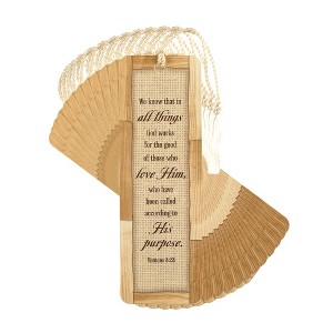 Dicksons All Things Work for Good 6 x 2 Inch Keepsake Tassels Bookmarks Pack of 12 - 1 of 4