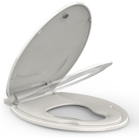 Whizmax Toilet Seat with Slow Soft Close - Easy to Install and Clean, Never Loosens - image 1 of 4