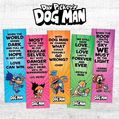 Dog Man Set of 5 Bookmarks