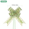 Unique Bargains Plastic Durable Glossy Multipurpose Ribbon Large Pull Bows 10 Pcs - 3 of 4