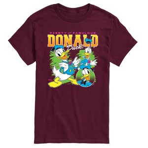 Men's - Disney - Donald Duck Feisty And Fabulous Short Sleeve Graphic T-Shirt - 1 of 4
