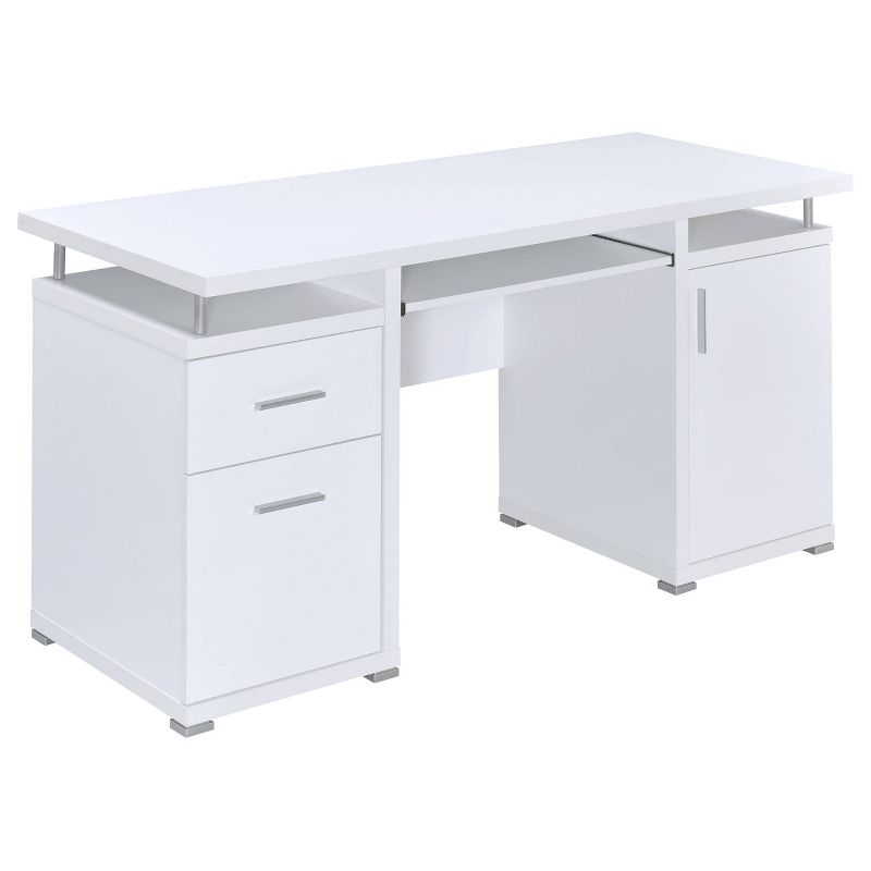 Tracy 2 Drawer Office Desk - Coaster, 1 of 13