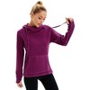 WhizMax Women's Fleece Drawstring Hoodie with Pockets - 2 of 4
